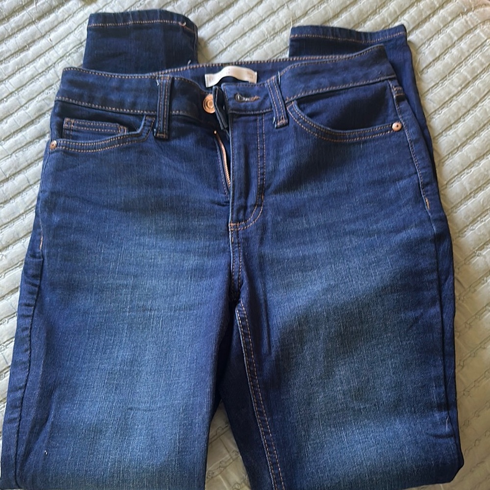 LC Lauren Conrad Navy Skinny Jeans